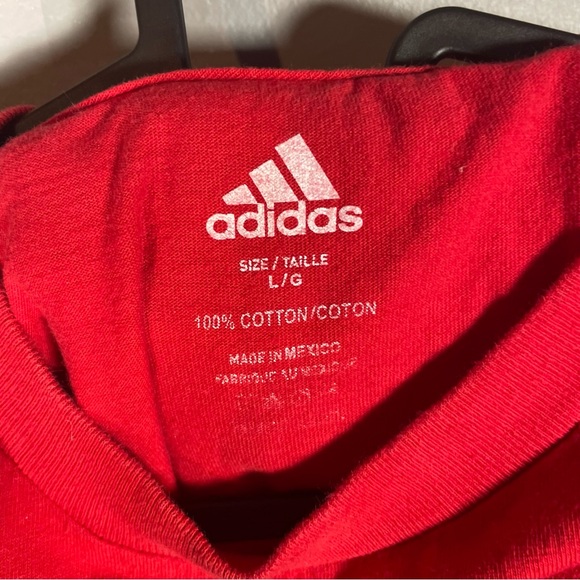 Adidas MLS TFC Major League Soccer Toronto Football Club Graphic Tee Shirt Red - Picture 7 of 7